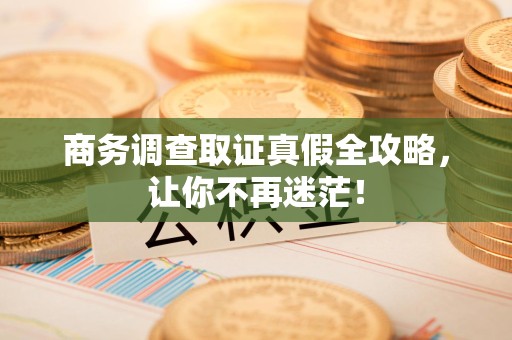 泰宁商务调查取证真假全攻略，让你不再迷茫！